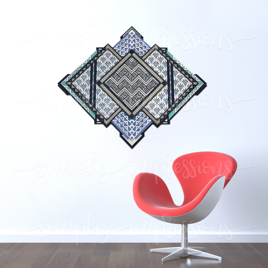 Art Deco Woodwork With Allah Muhammad