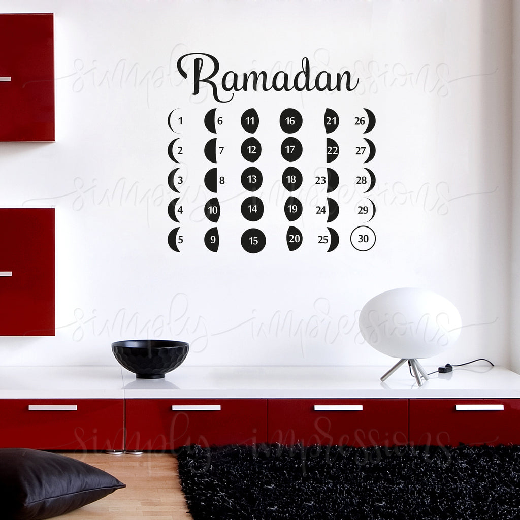 Ramadan Countdown Lunar Calendar